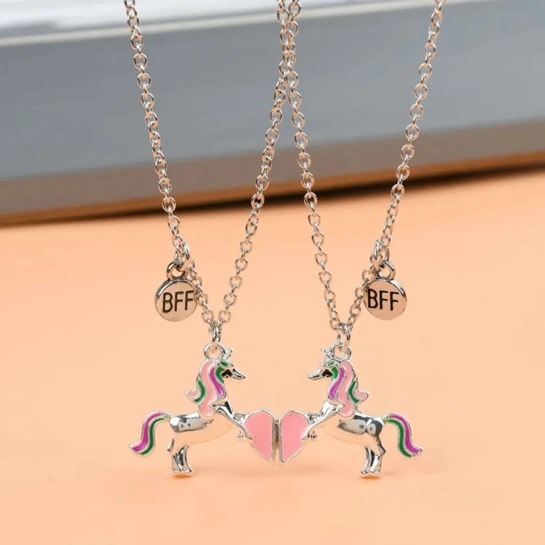 * BFF NECKLACE SET: UNICORNS 🩷 NEW