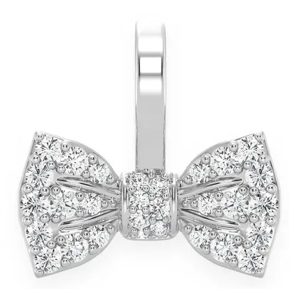 0.20CTW Diamond Mini Bowtie Pendant