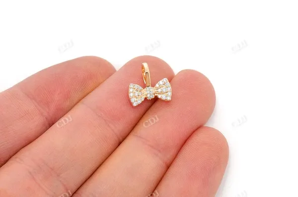 0.20CTW Diamond Mini Bowtie Pendant