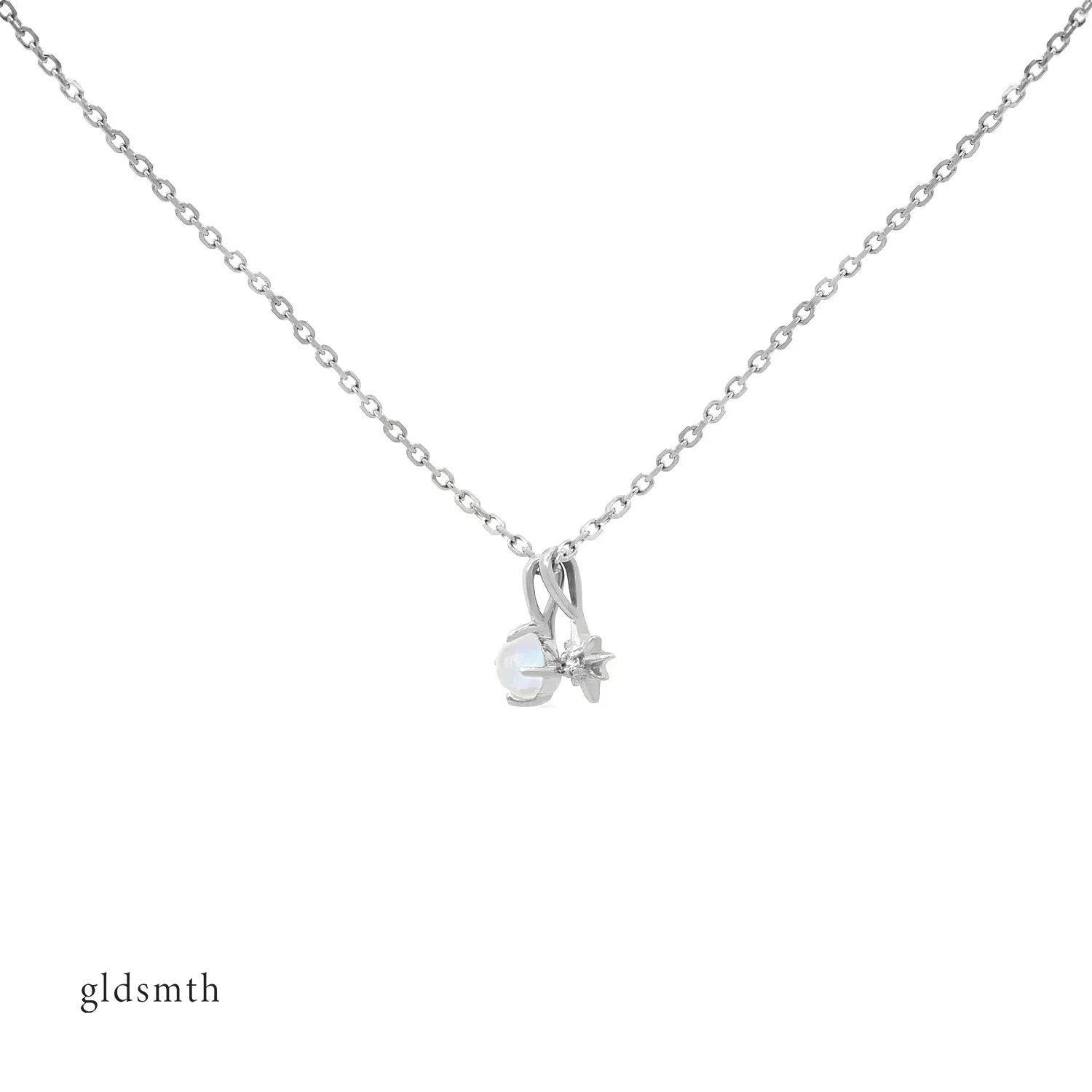 10k White Gold Sienna Necklace