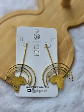 Afro-Comb Earrings