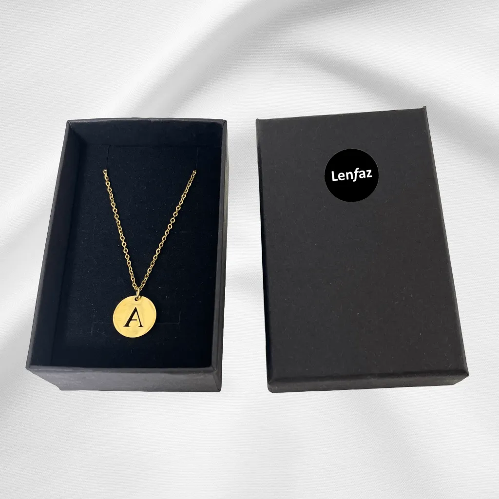 Alphabet Necklace Gold Plated - Letter H