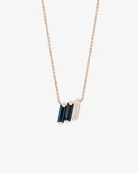 Amalfi Midi Black Ombre Pendant