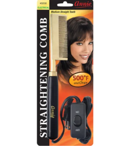 Annie Electrical Straightening Comb - Medium Teeth