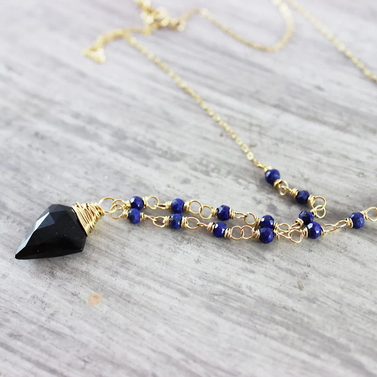 As Worn on The Originals - Black Spinel Necklace