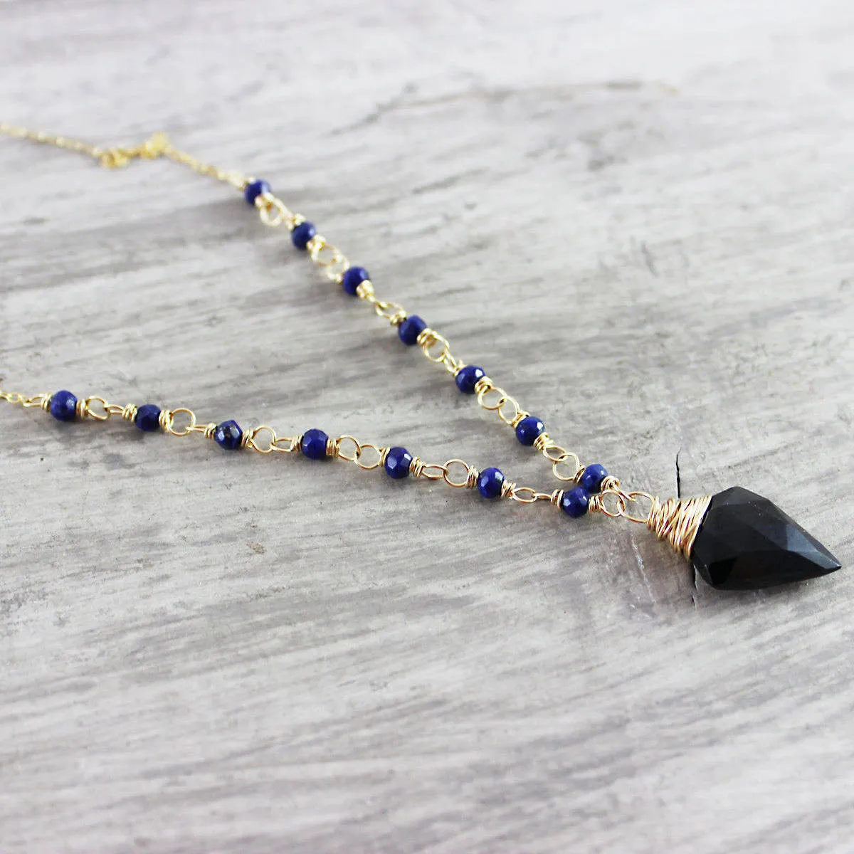 As Worn on The Originals - Black Spinel Necklace