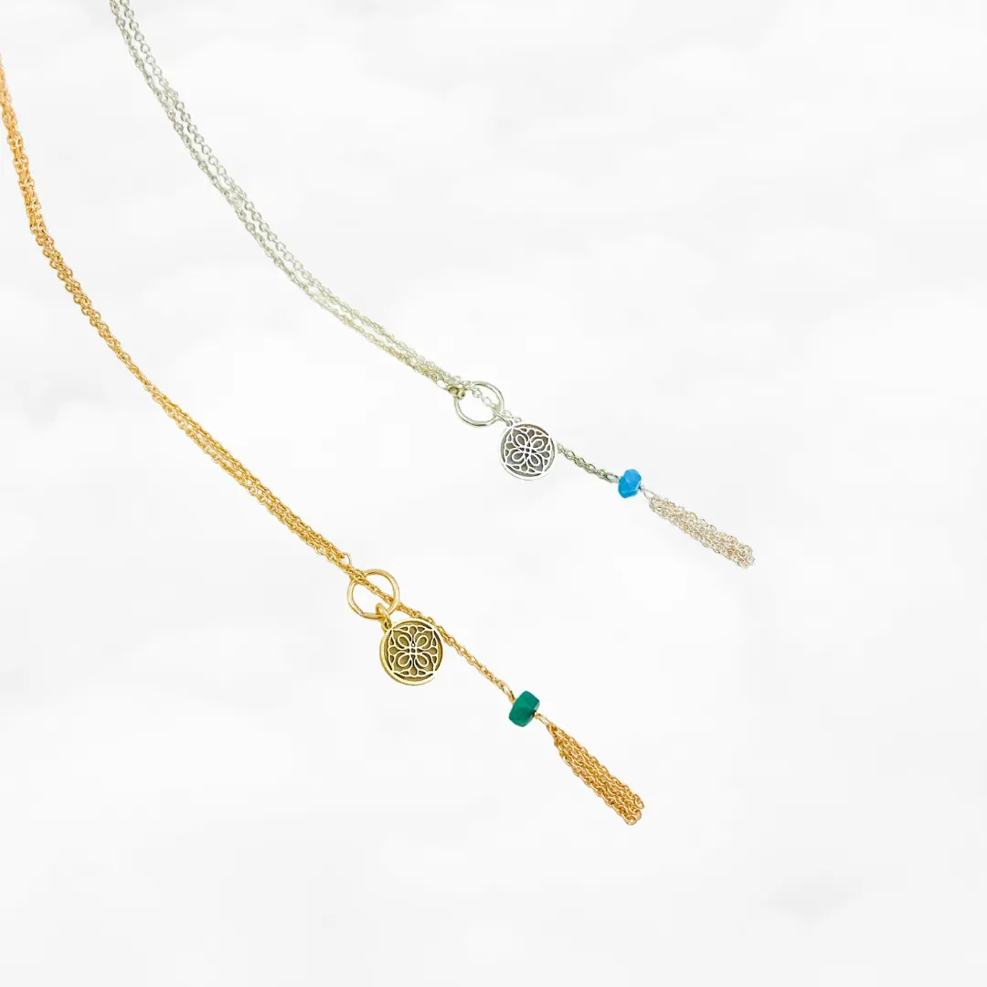 Auspicious Origin Tassel Necklace (Mini)