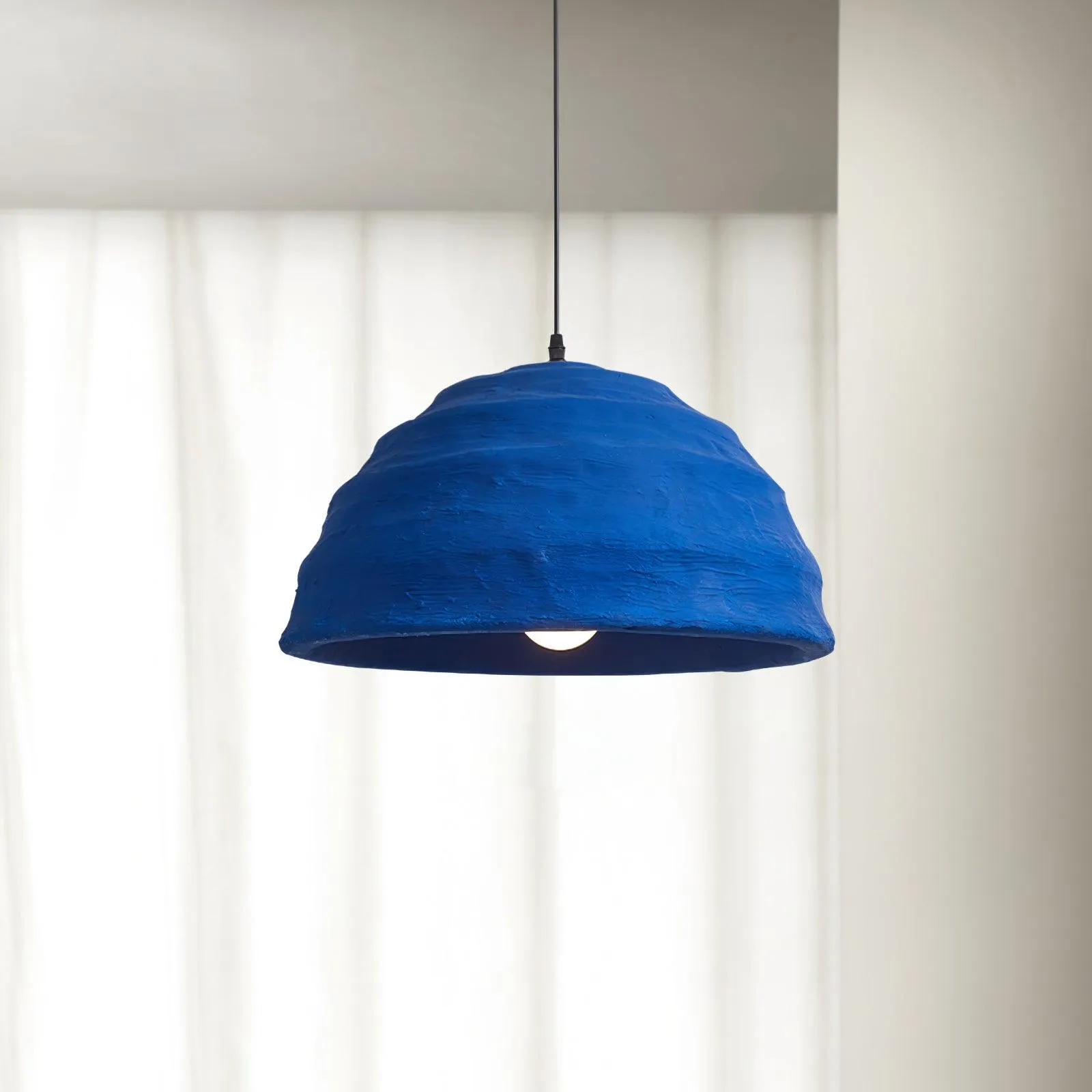 Azure Dome Pendant Lamp 19.6″- 11.4″