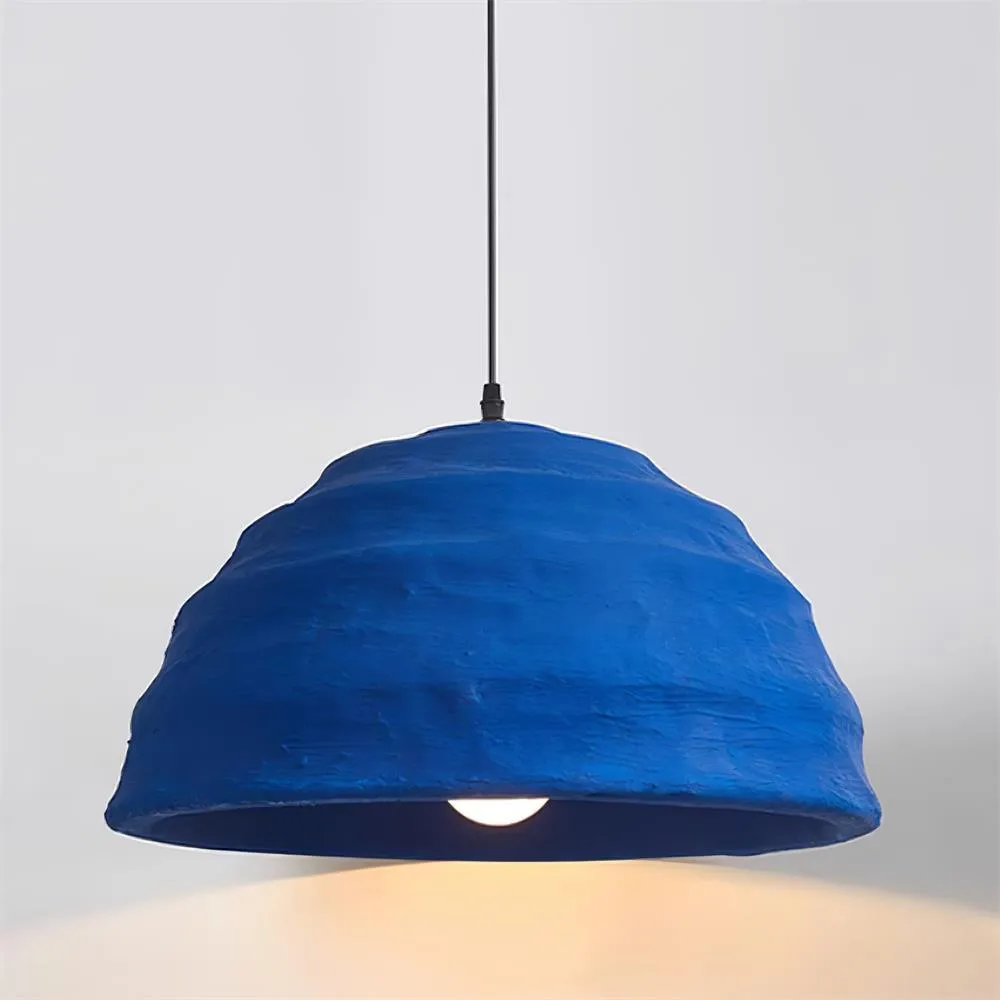 Azure Dome Pendant Lamp 19.6″- 11.4″