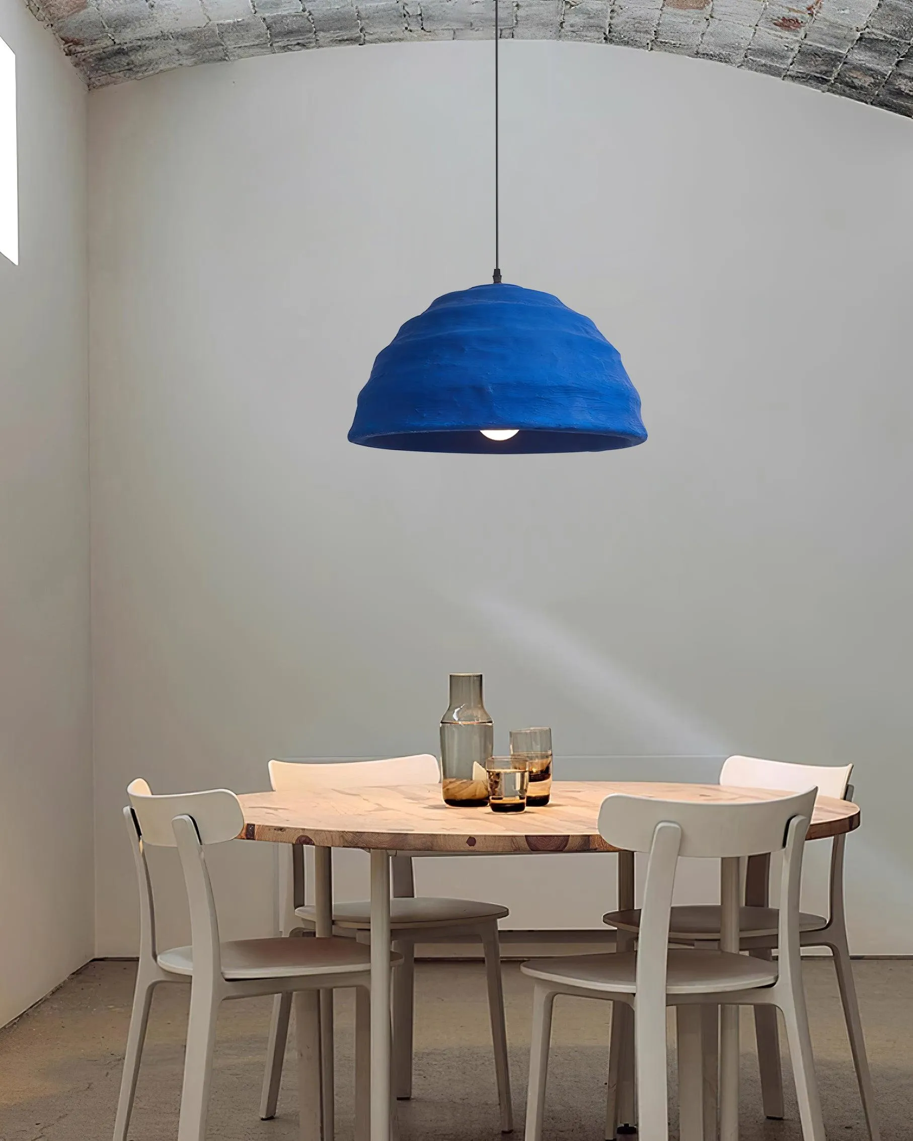 Azure Dome Pendant Lamp 19.6″- 11.4″