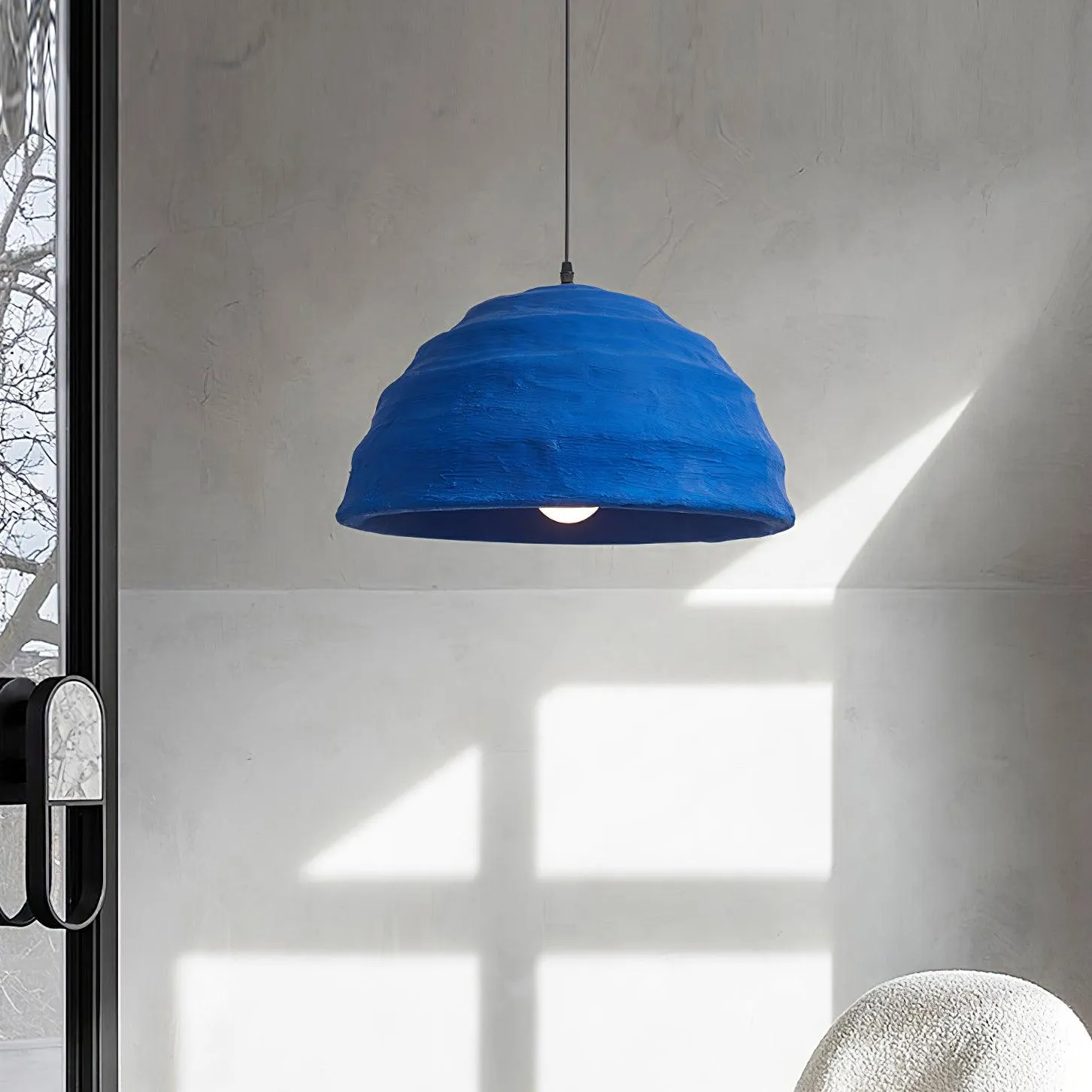 Azure Dome Pendant Lamp 19.6″- 11.4″