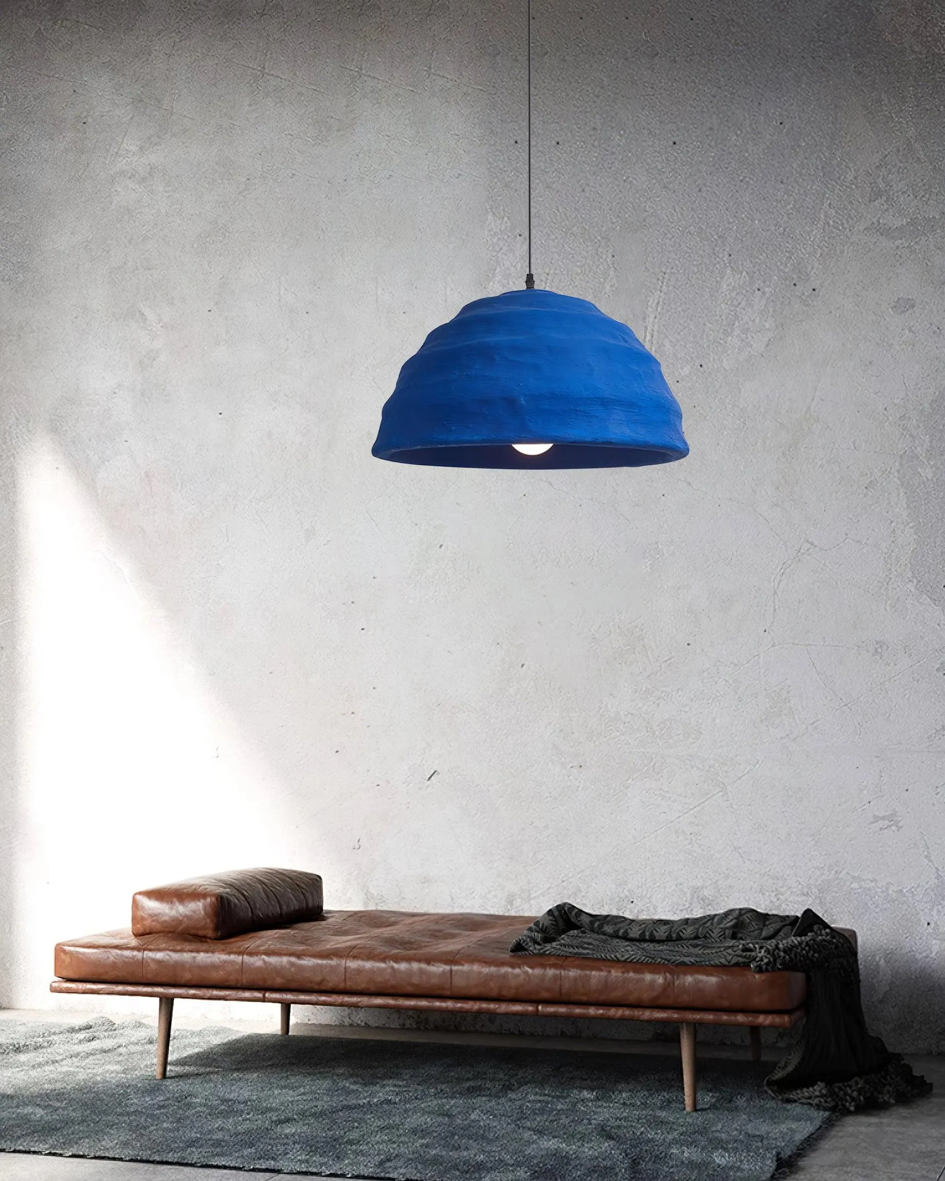 Azure Dome Pendant Lamp 19.6″- 11.4″