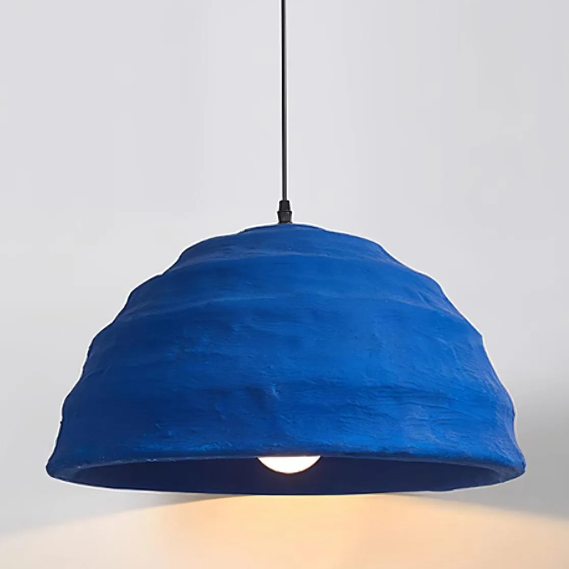 Azure Dome Pendant Lamp 19.6″- 11.4″