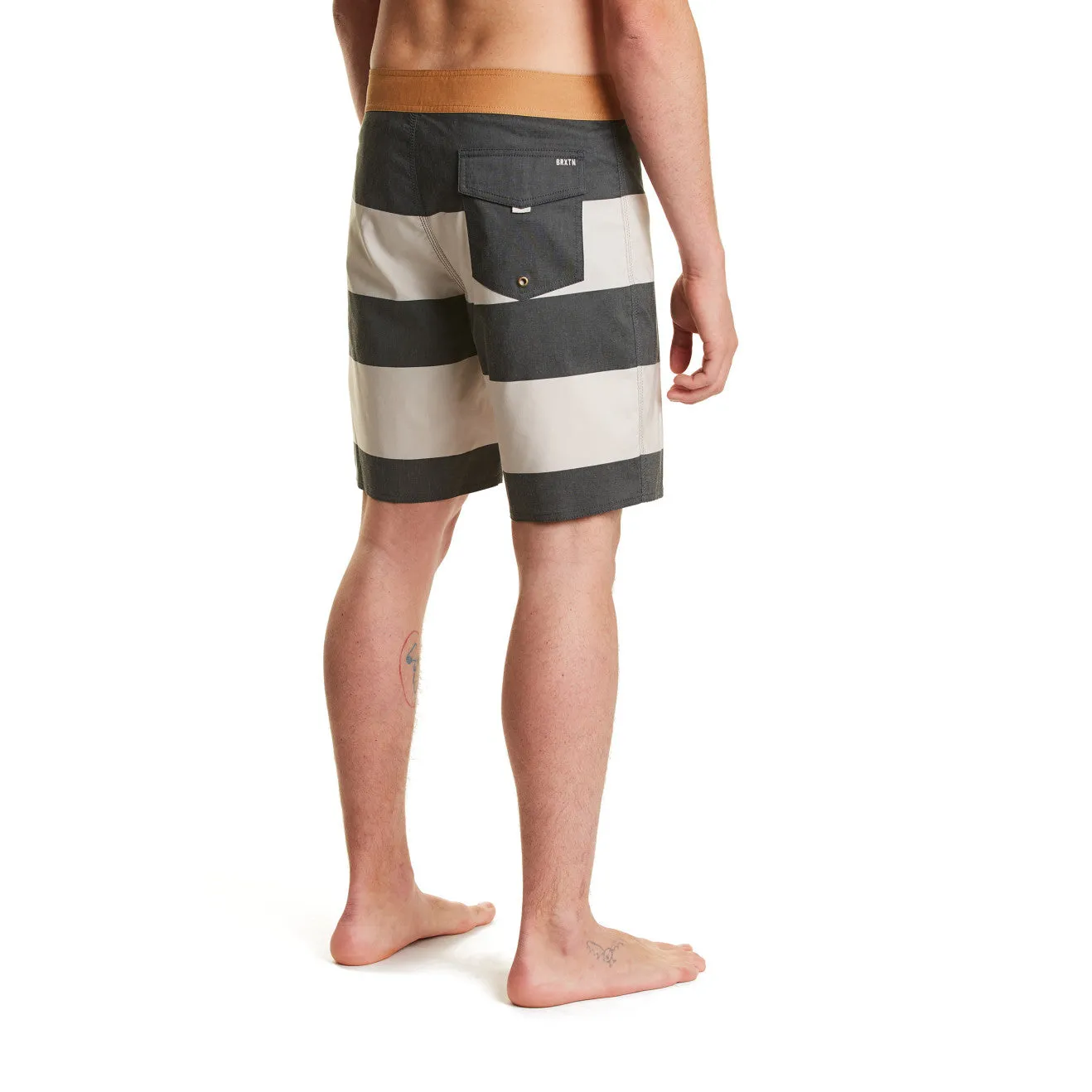 Barge Stripe Trunk - Washed Black/Bone