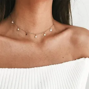 Boho Stars Choker Necklace