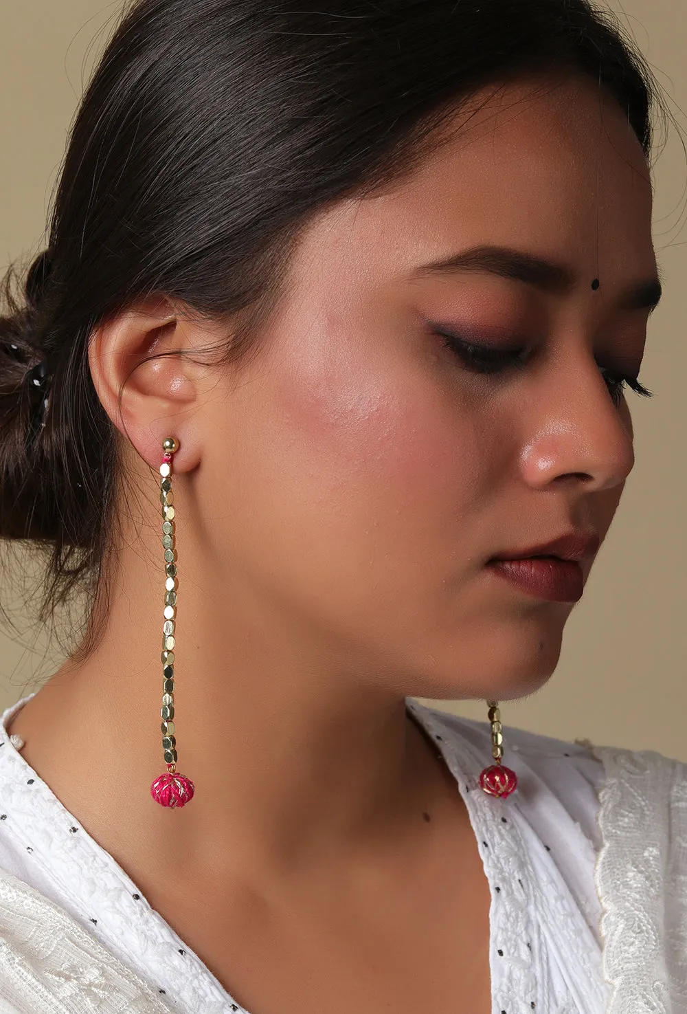 Boond pink earrings