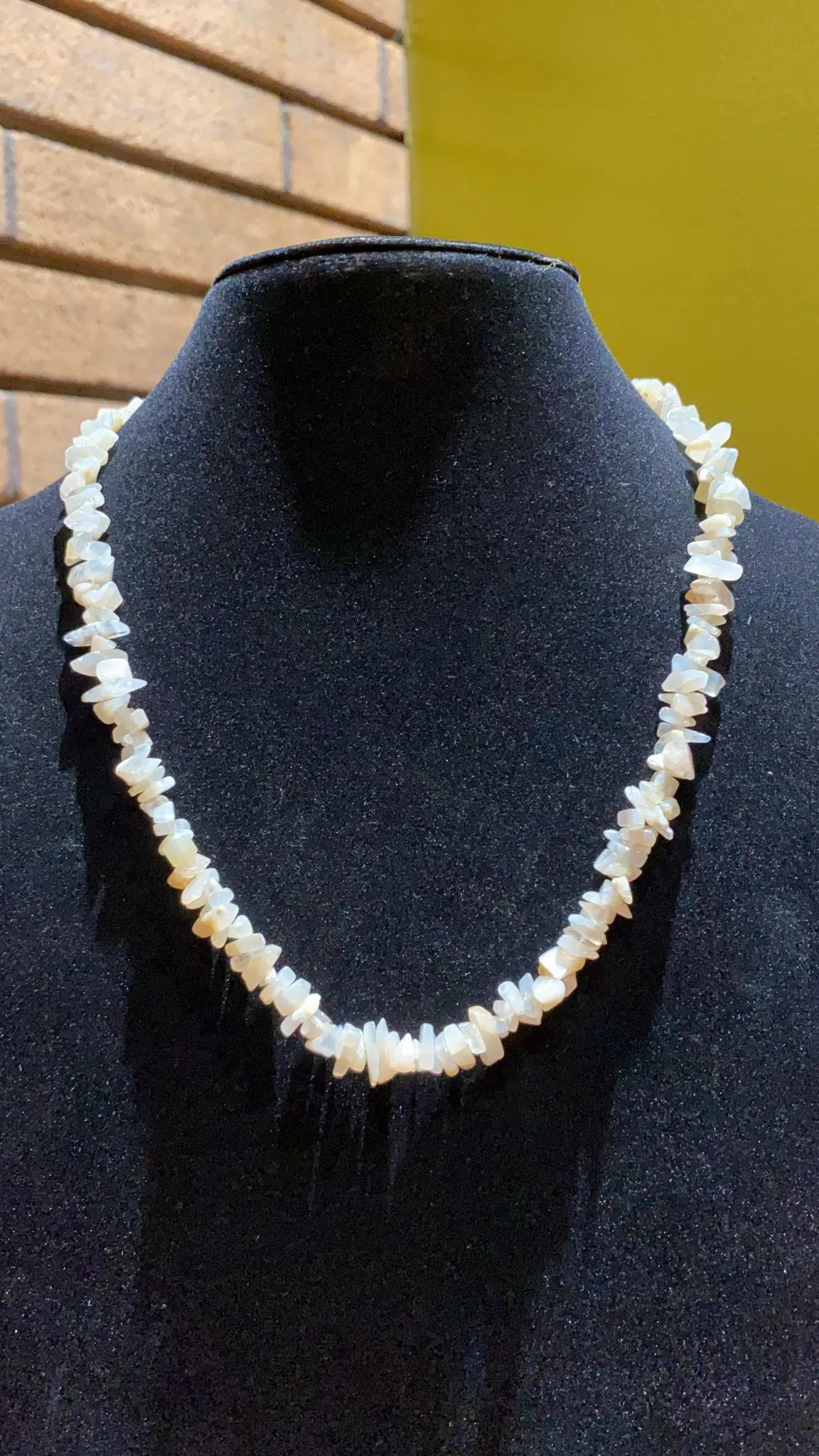 Brown Moonstone Crystal Necklace