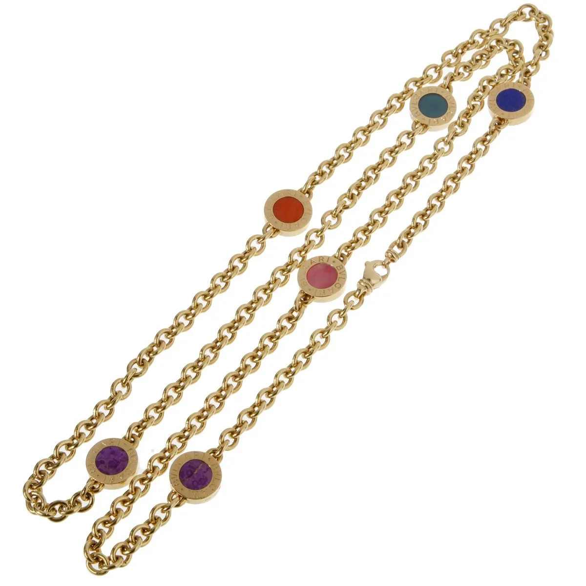 Bulgari Bulgari Vintage Yellow Gold Sautoir Necklace