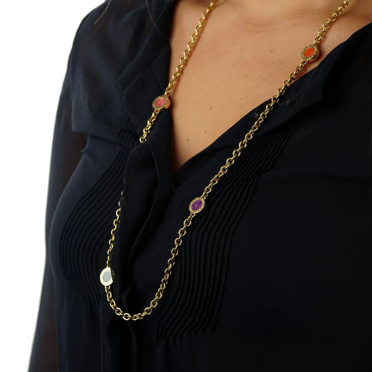 Bulgari Bulgari Vintage Yellow Gold Sautoir Necklace