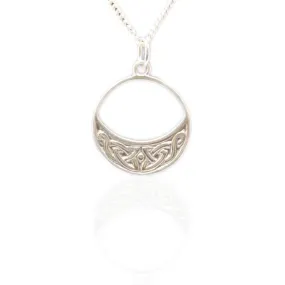 Celtic Island Pendant in Silver