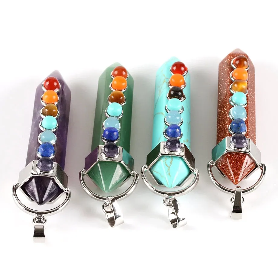 Chakra Quartz Pendant