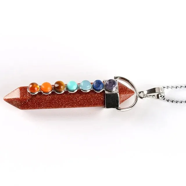 Chakra Quartz Pendant