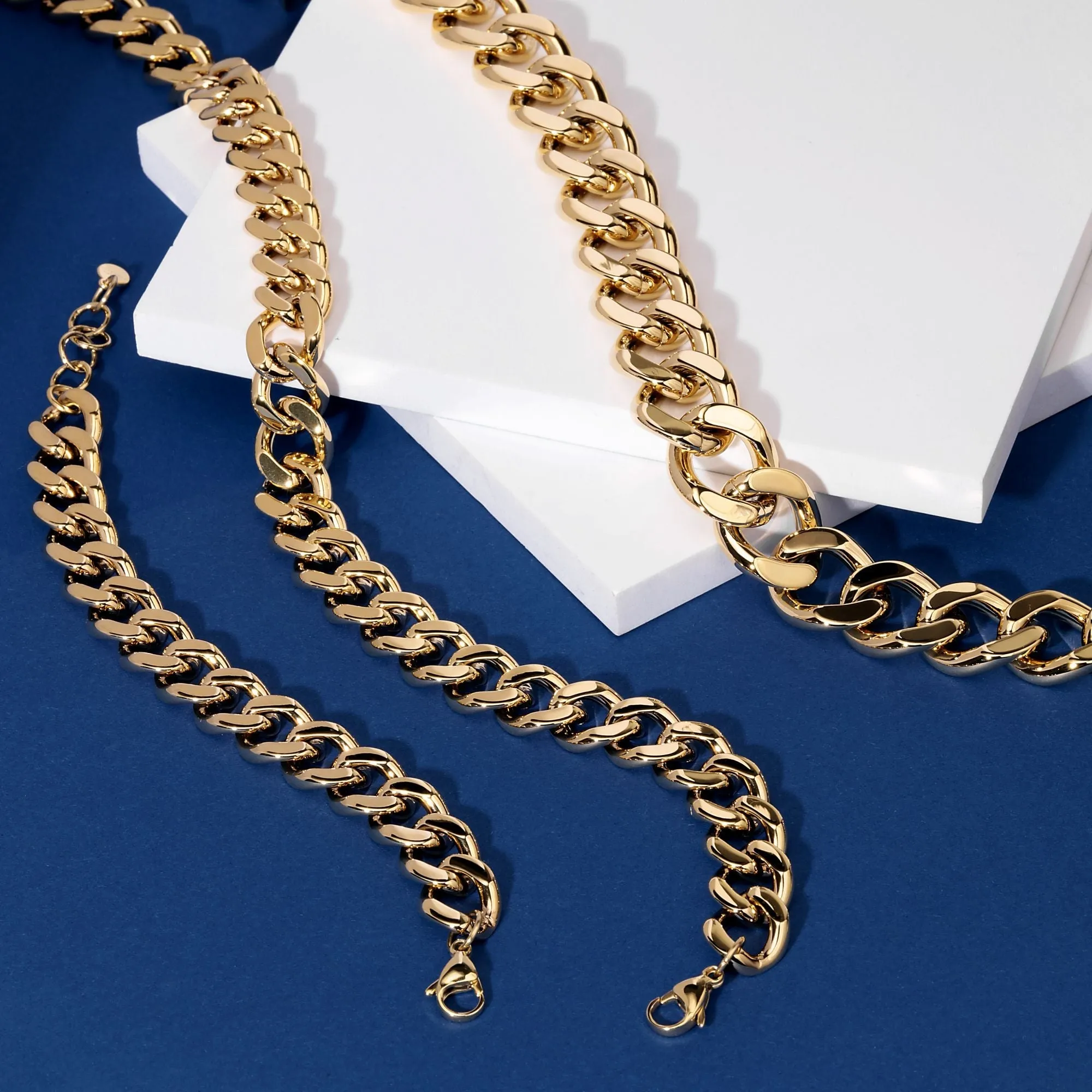 Chiara Ferragni Chain Collection Big Chain Gold Bracelet