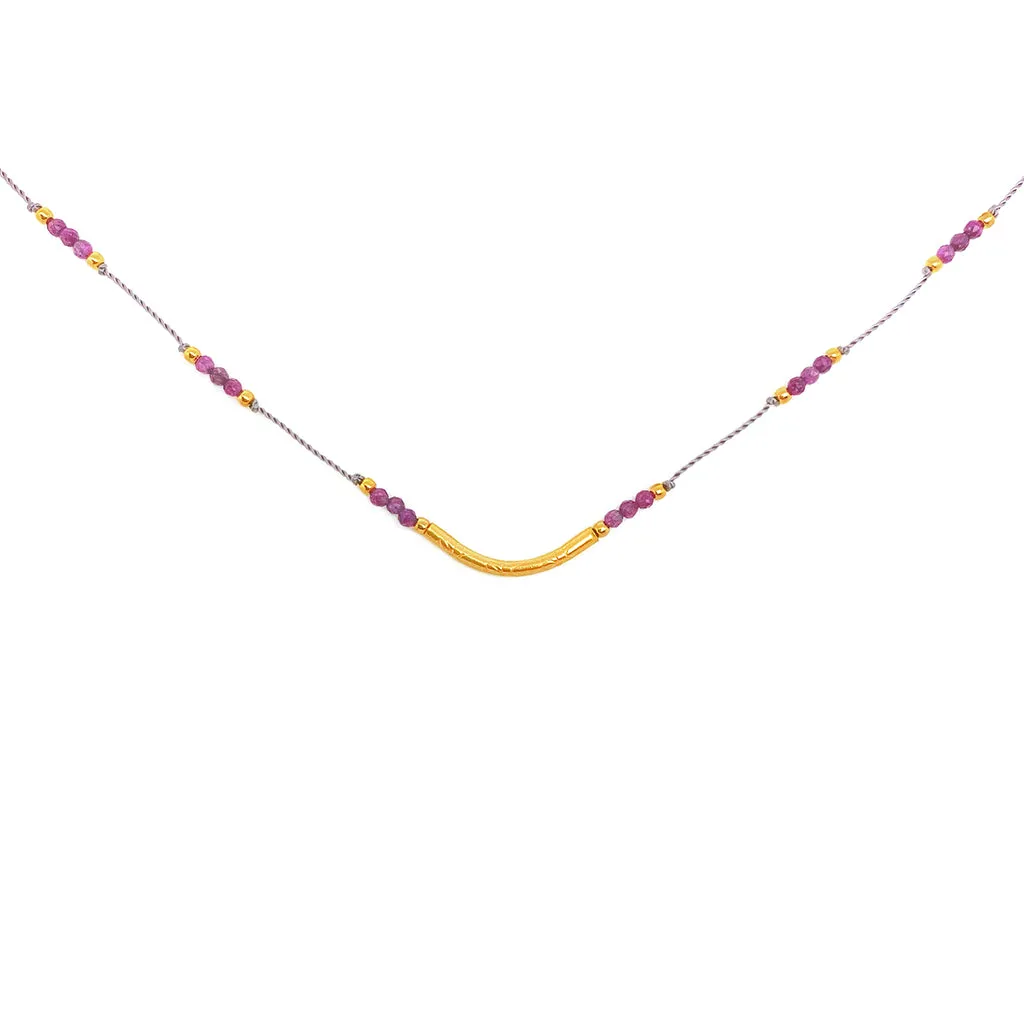 Crescendo Necklace - Ruby