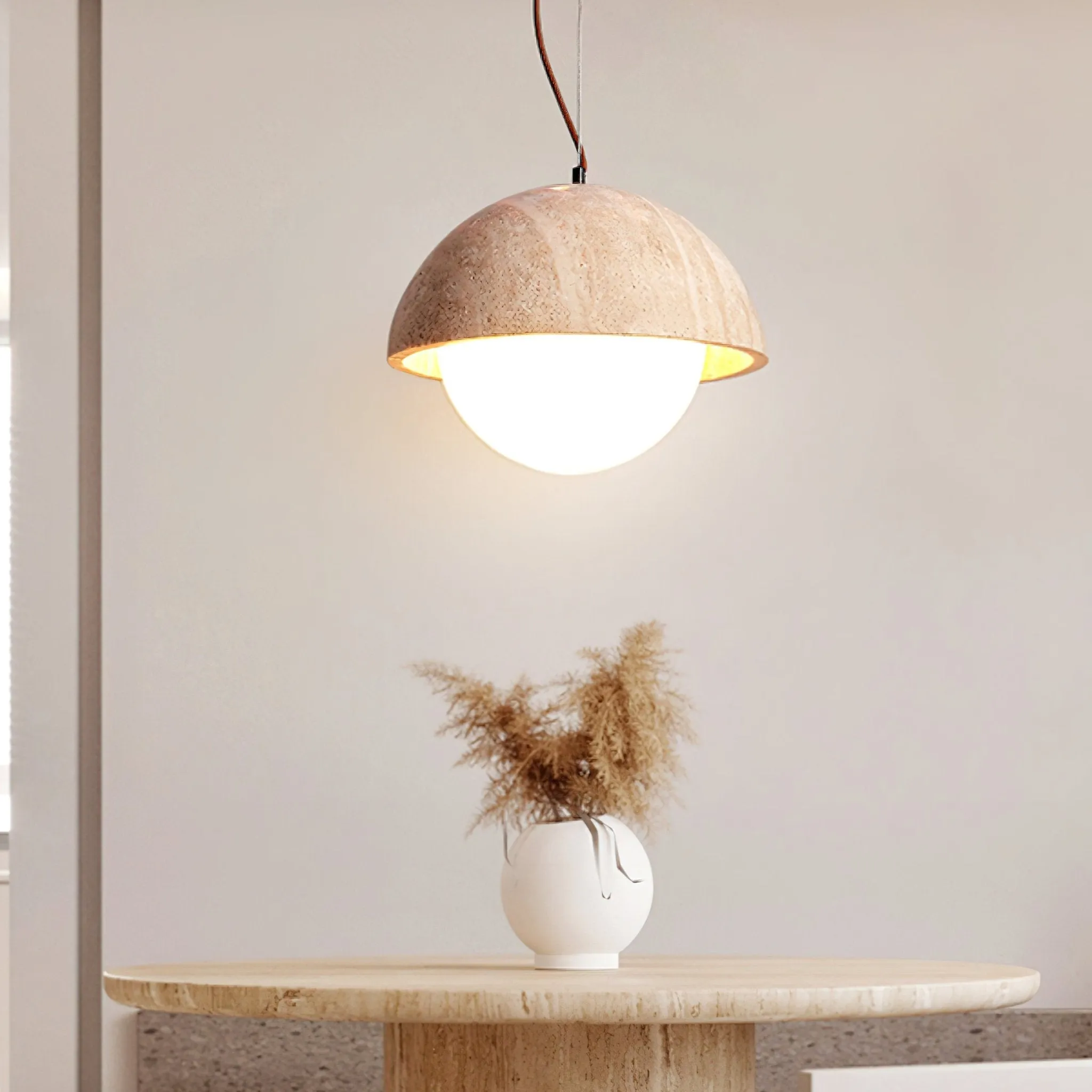 Crescent Glow Pendant Lamp