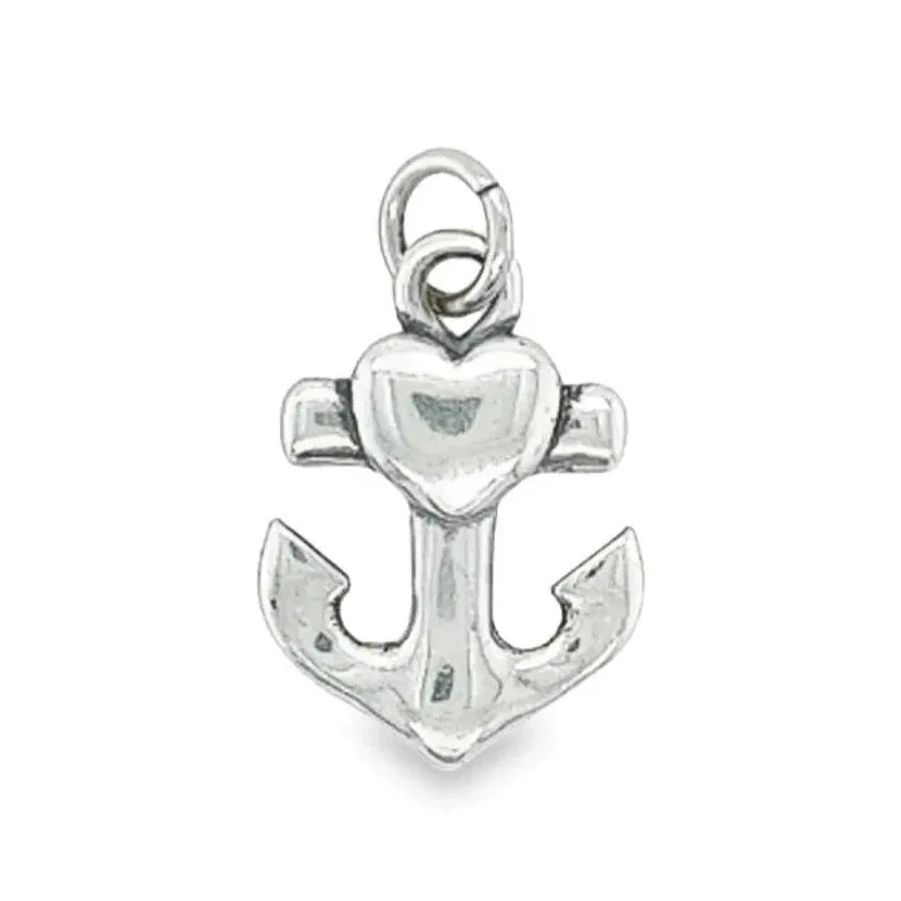 D1207 Anchor Heart Pendant