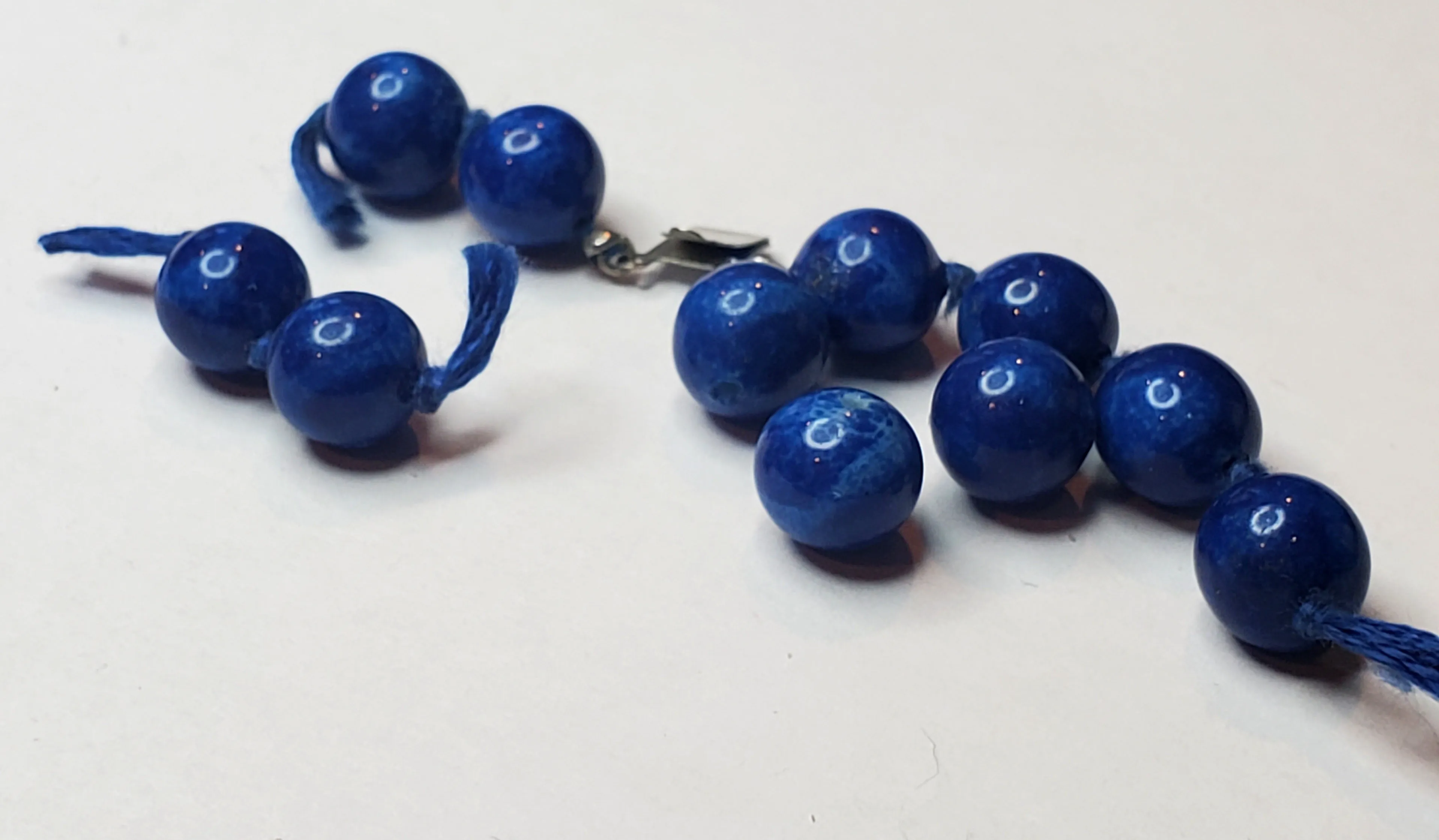 Dark Blue Glass Beads