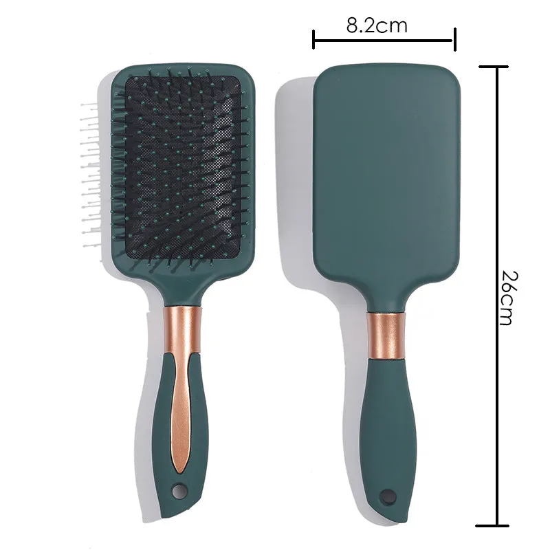 Dark Green Airbag Hairdressing Comb Hair Brush Women Massage Combs Anti-static High Quality Salon Detangling Reduce Hair