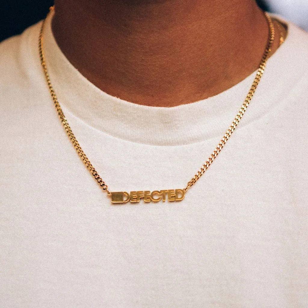 Defected Gold Necklace