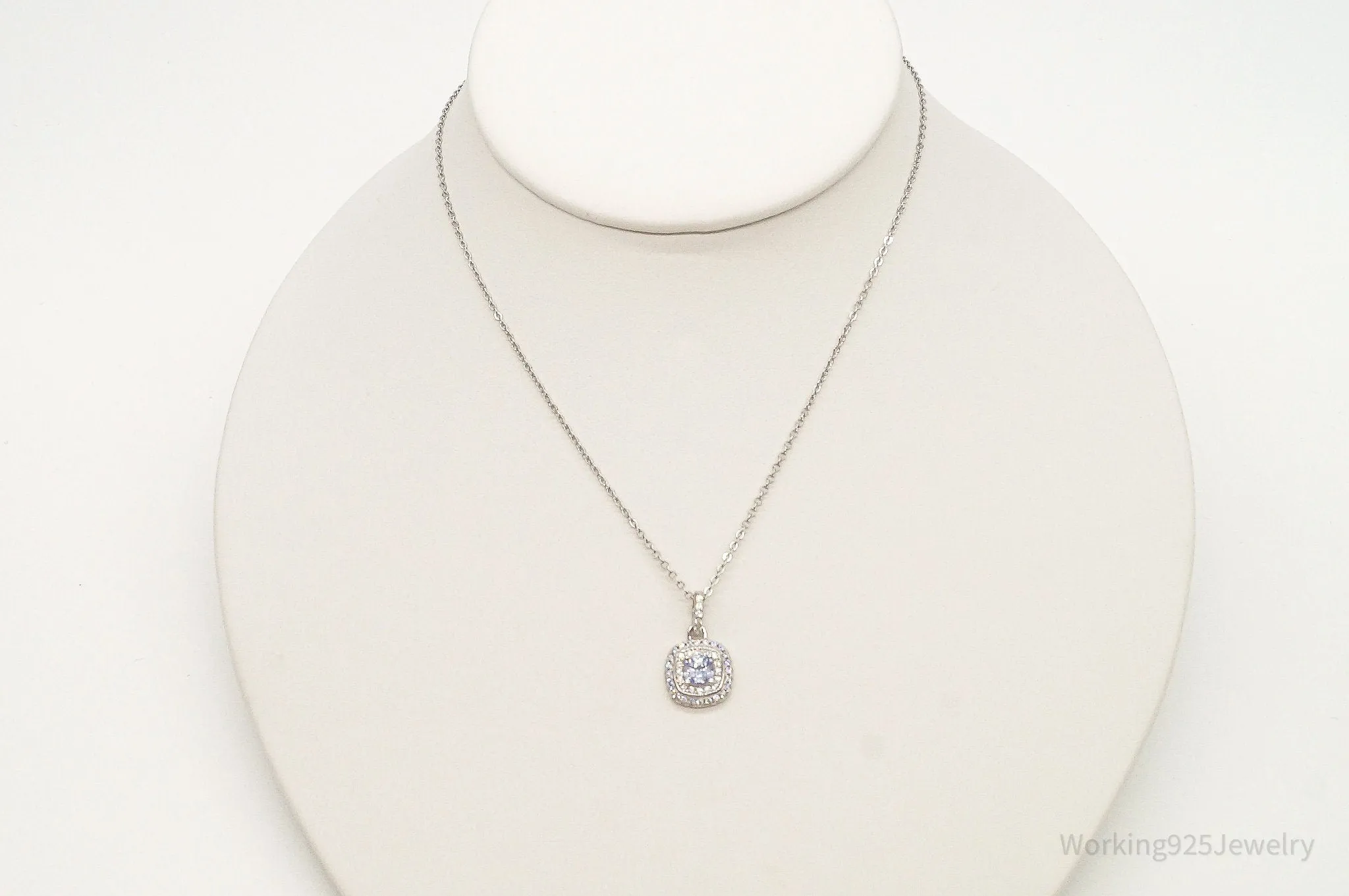 Designer Ryze Cubic Zirconia Sterling Silver Necklace