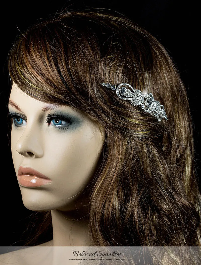 Dextra Vintage Art Deco Hair Comb | Swarovski Crystal