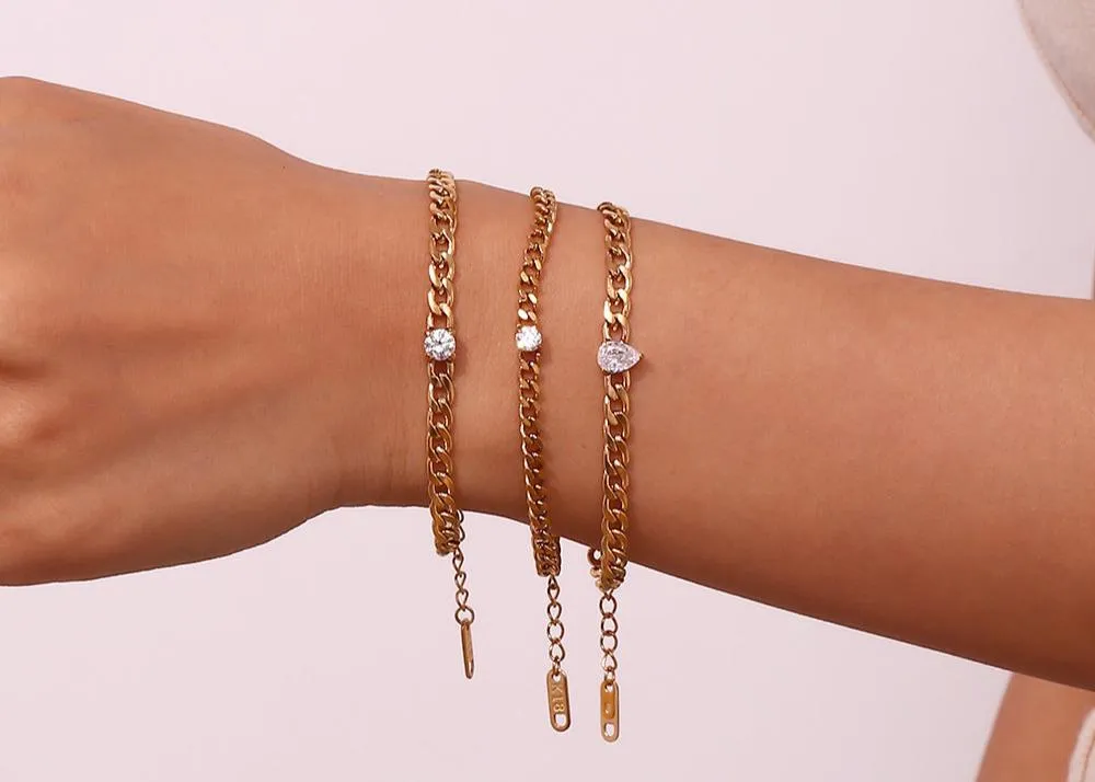 Diamond Chain Bracelet