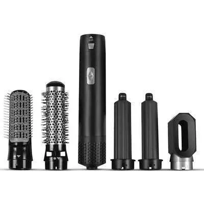 Five-in-one Hot Air Comb Hair Dryer Multi-functional Styling Comb Straight Curly Hair Dual-use Cross-border Factory