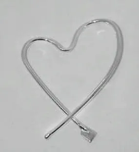 Free-Form Heart with Mini Blade Pendant