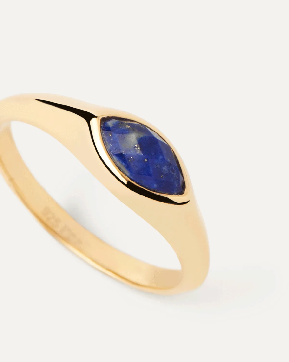 GRID Nomad Lapis Lazuli Stamp Ring