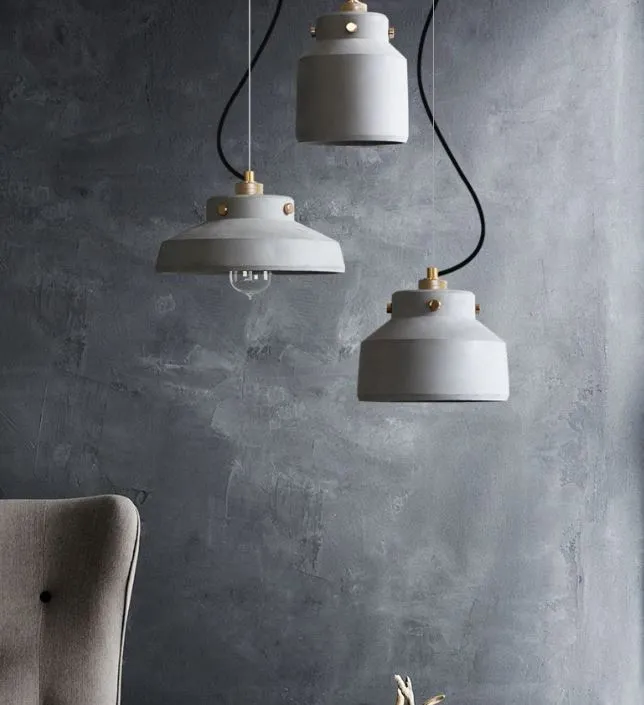 Hannusen Cement Bunker Domes Pendant Lamp