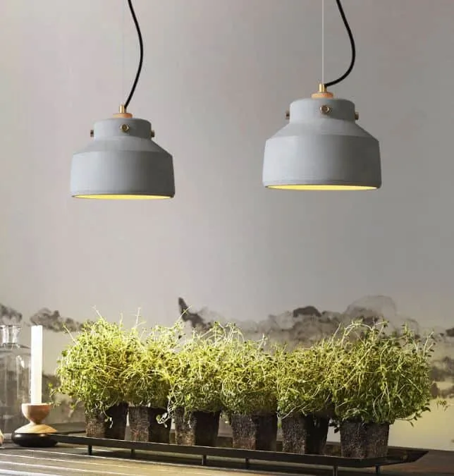 Hannusen Cement Bunker Domes Pendant Lamp