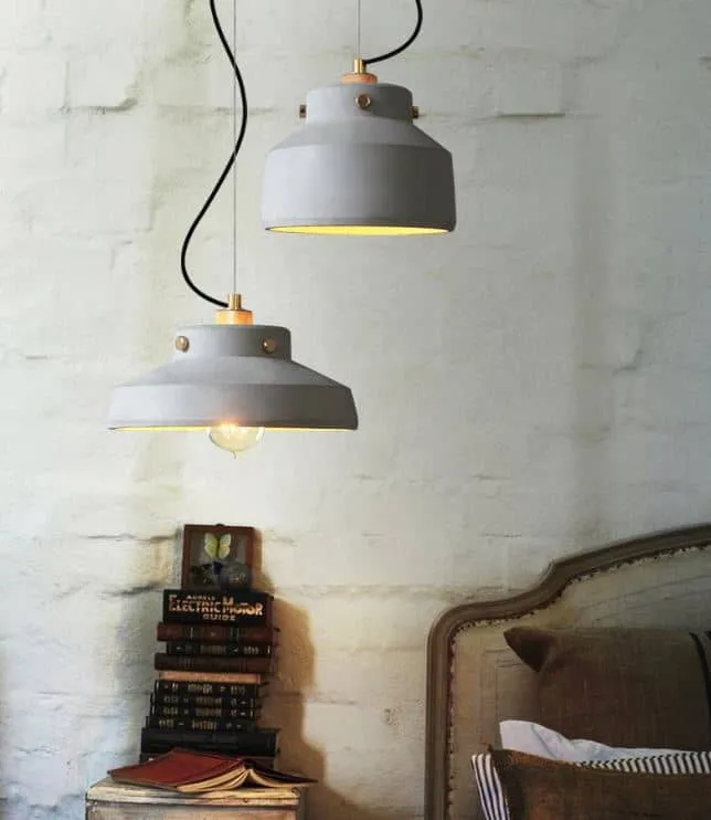 Hannusen Cement Bunker Domes Pendant Lamp