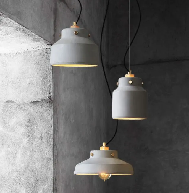 Hannusen Cement Bunker Domes Pendant Lamp