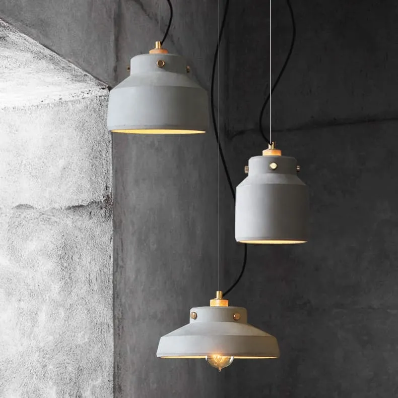 Hannusen Cement Bunker Domes Pendant Lamp