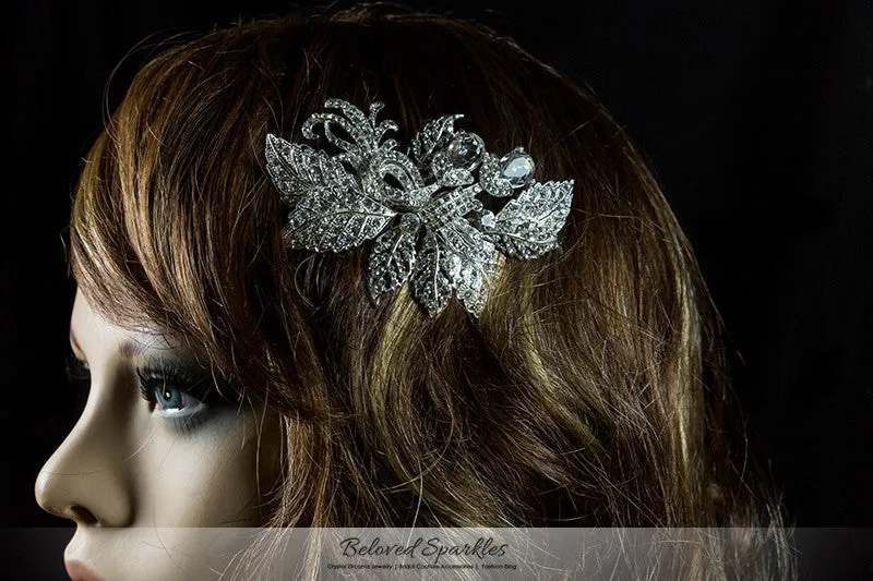 Heidi Bejeweled Leaves Cluster Hair Comb | Swarovski Crystal