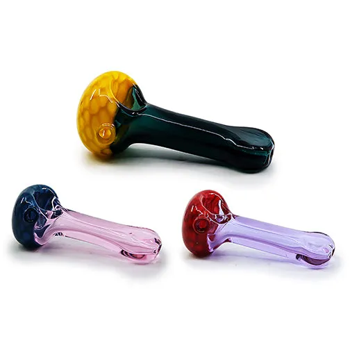 Honey Comb Glass Hand Pipe: Feel the Sweetness in Every Hit