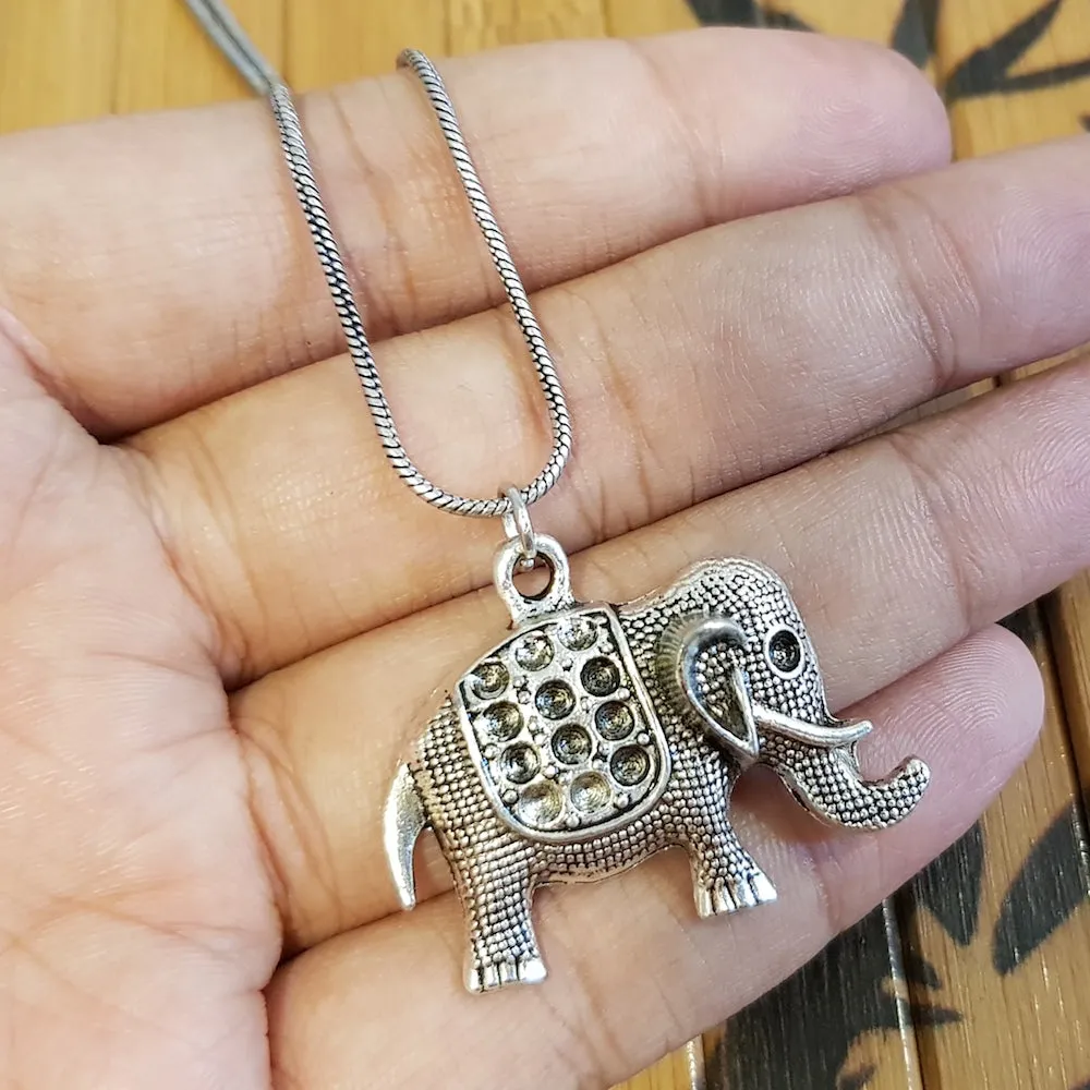 Imeora  Elephant Pendant With 20 inch Chain