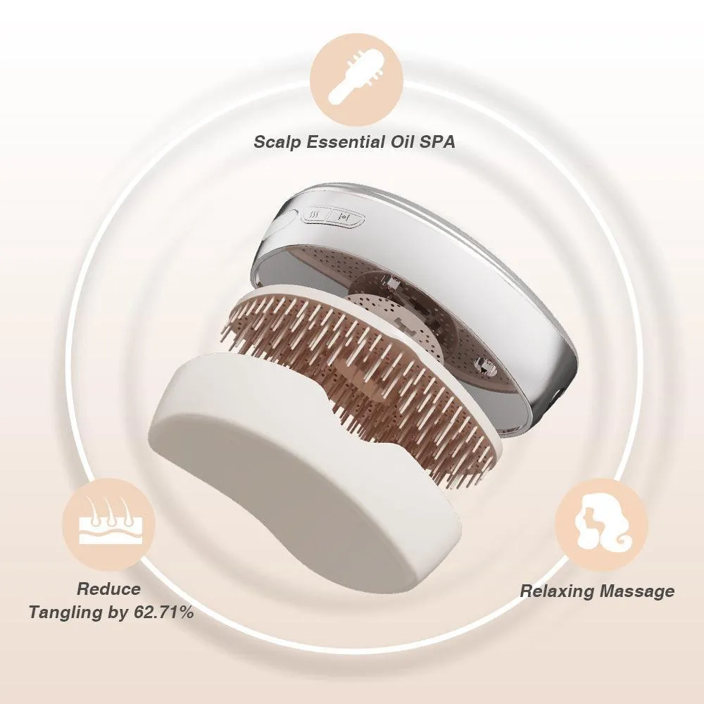 KUMI Electric Detangling Brush Hair and Scalp Massager