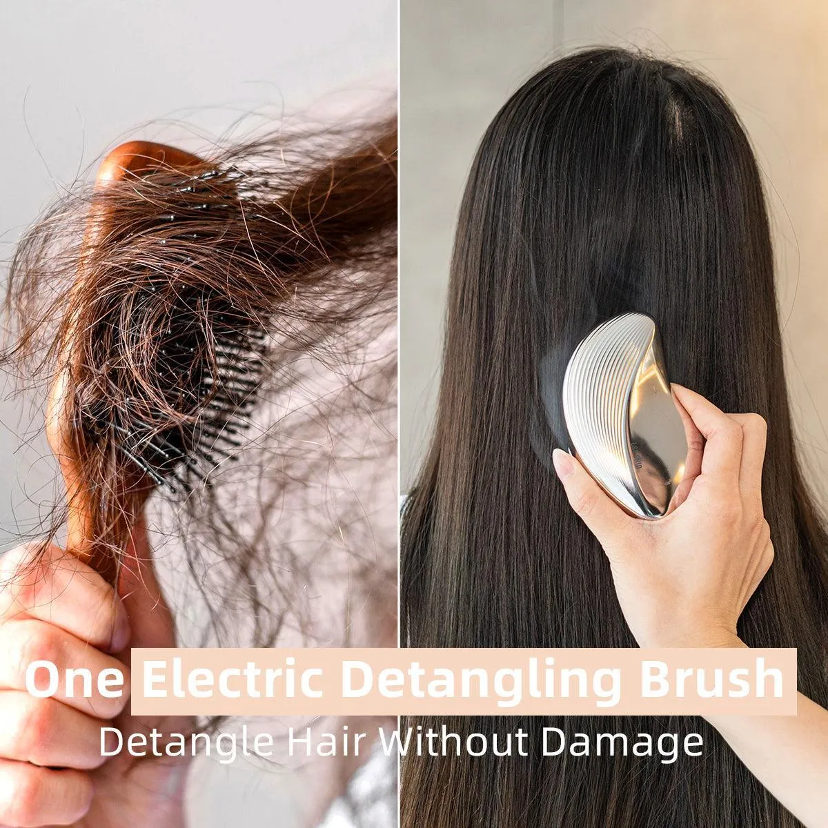 KUMI Electric Detangling Brush Hair and Scalp Massager