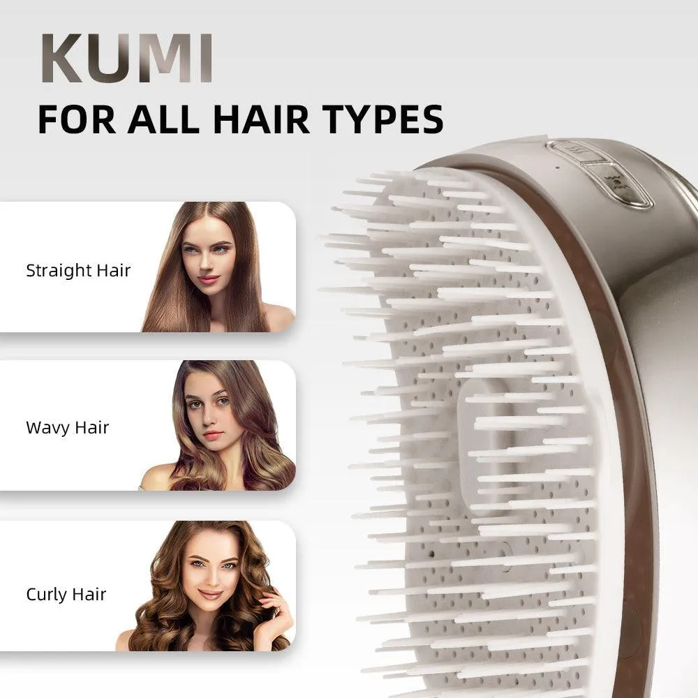 KUMI Electric Detangling Brush Hair and Scalp Massager